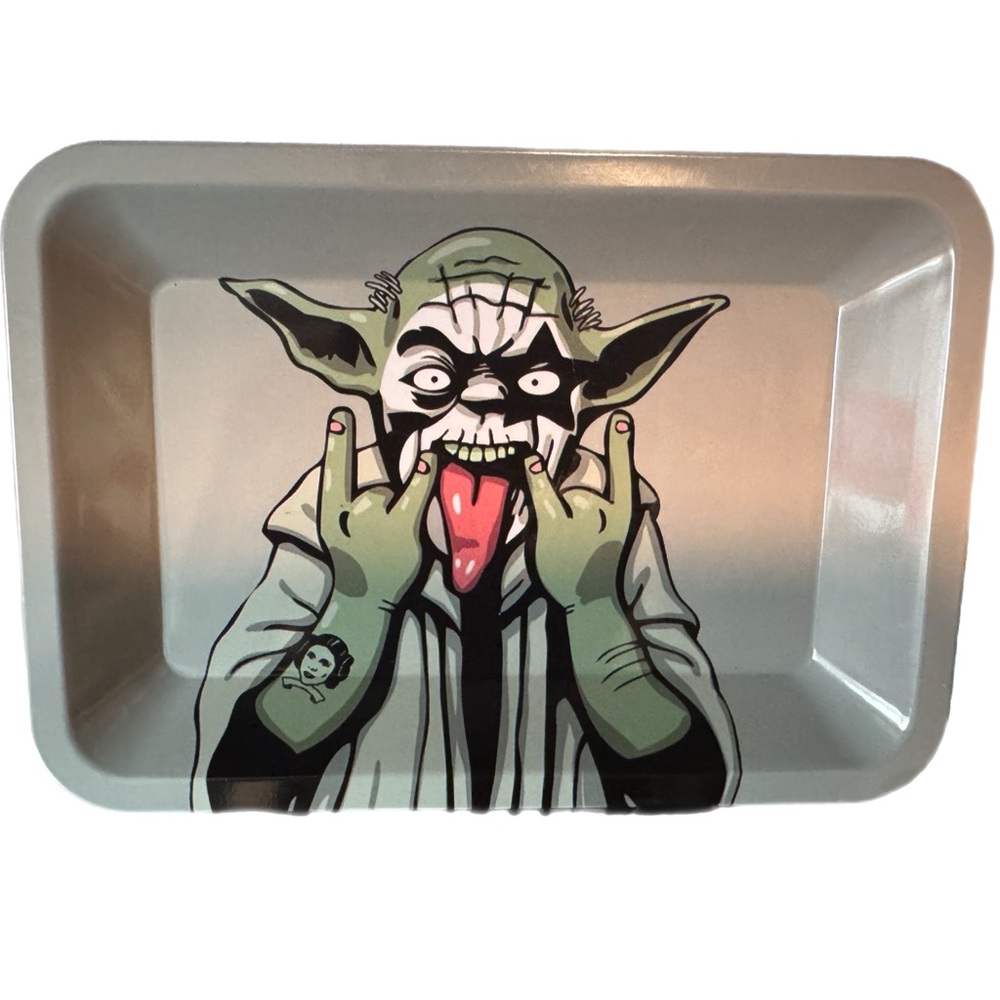 Green and Gray Character Tray